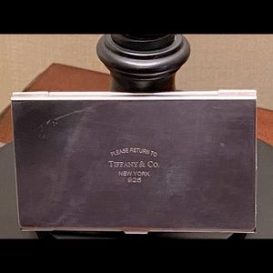 Tiffany Business Card Case Sterling Silver